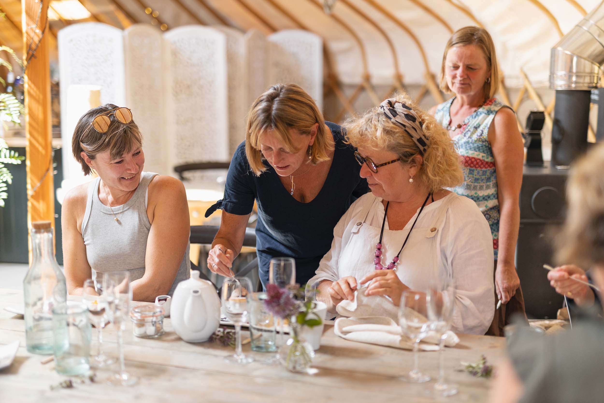 The Yurt at Nicholsons launch lunch